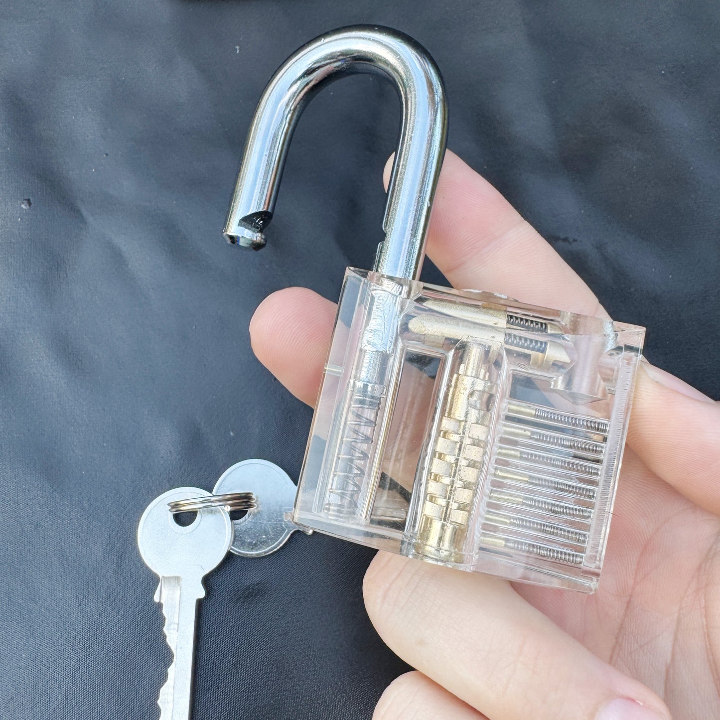 Clear Practice Lock